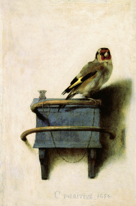 The Goldfinch, by Carel Fabritius (1654)